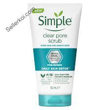 Simple Daily Skin Detox Clear Pore Scrub 150ml
